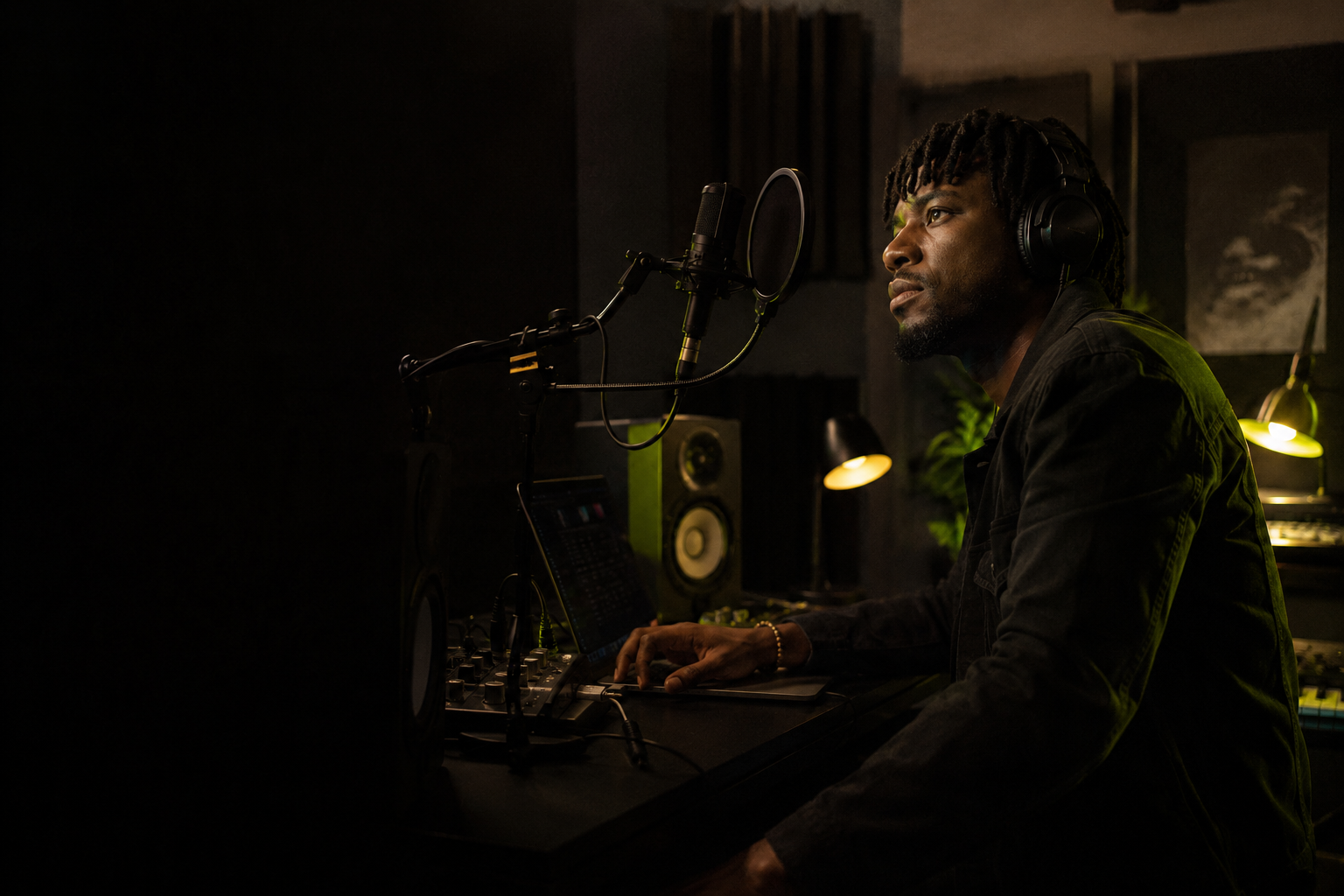 Independent recording artist building his career in a home studio